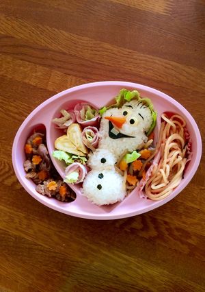 簡単♪キャラ弁♪オラフおにぎり♪-レシピのメイン写真