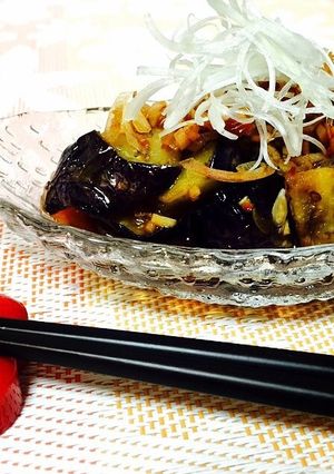 揚げなすと香味野菜の甘辛煮-レシピのメイン写真