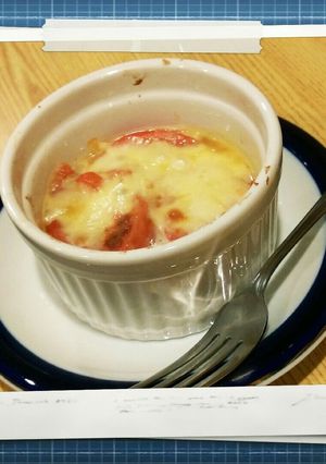 簡単！すぐ出来！ホットトマトチーズ☆-レシピのメイン写真