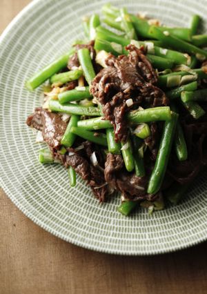 牛肉とさやいんげんのオイスターソース炒め-レシピのメイン写真