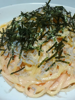 しらすとたらこのクリームパスタ-レシピのメイン写真