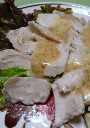 鶏ムネ肉のしっとり柔らか蒸し鶏-レシピのメイン写真