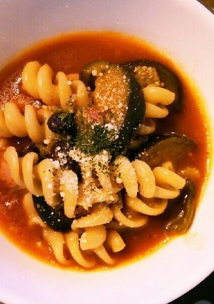 くばら スープの素で ミネストローネ-レシピのメイン写真