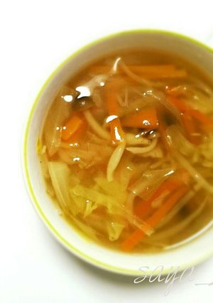 生姜でポカポカ❇食べる野菜スープ-レシピのメイン写真