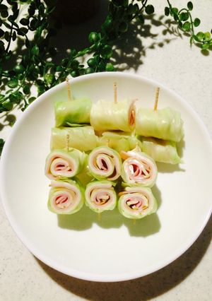 お弁当に☆キャベツとチーズとハム巻き-レシピのメイン写真