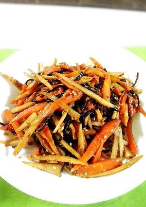 簡単きんぴらごぼうwithごま昆布-レシピのメイン写真