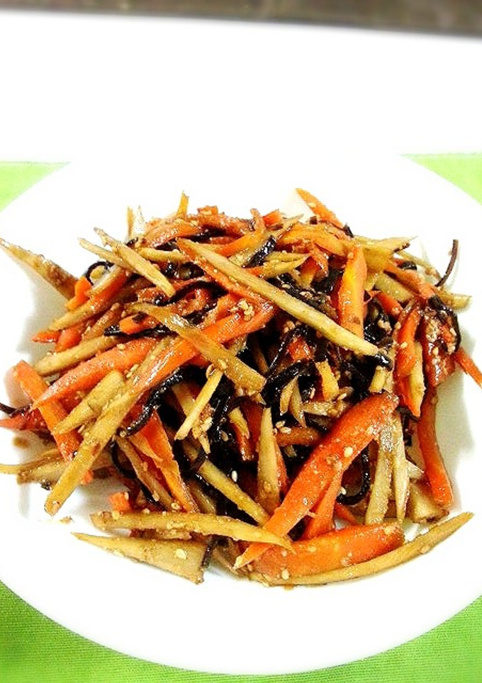 簡単きんぴらごぼうwithごま昆布-レシピのメイン写真