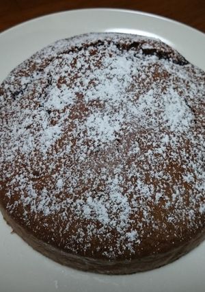 混ぜるだけ！簡単チョコフォンデュケーキ-レシピのメイン写真