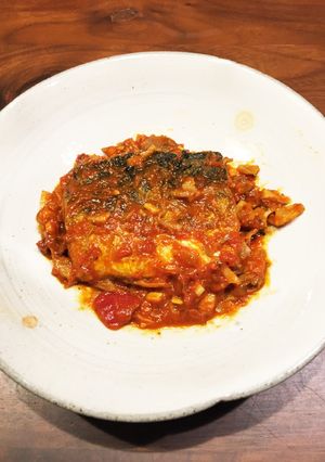 コストコ さばのクラシコパスタソース煮-レシピのメイン写真