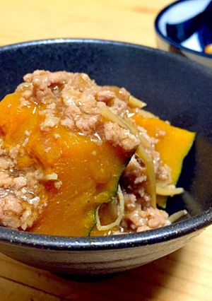 生姜香る〜かぼちゃのそぼろあん♪-レシピのメイン写真