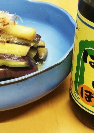 超簡単！秋茄子の昆布ポン酢炒め-レシピのメイン写真