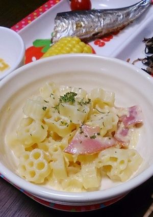 クリームコーンでクリームマカロニ！-レシピのメイン写真