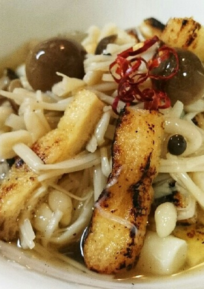 秋の♪きのこと油揚げの酢の物-レシピのメイン写真