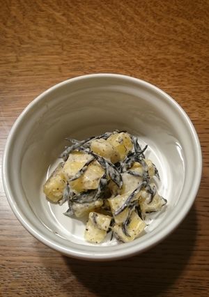 さつまいもと芽ひじきのマヨサラダ-レシピのメイン写真