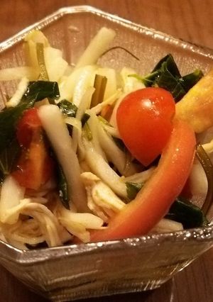 大根とモロヘイヤのサラダ-レシピのメイン写真