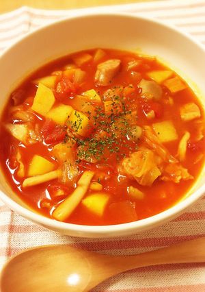 野菜たっぷりミネストローネ-レシピのメイン写真