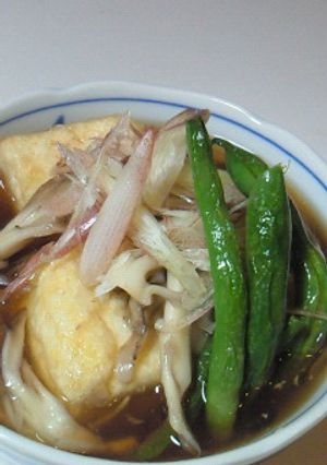 揚げない揚げ出し豆腐のまいたけあんかけ-レシピのメイン写真