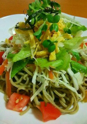 茶そばサラダ-レシピのメイン写真
