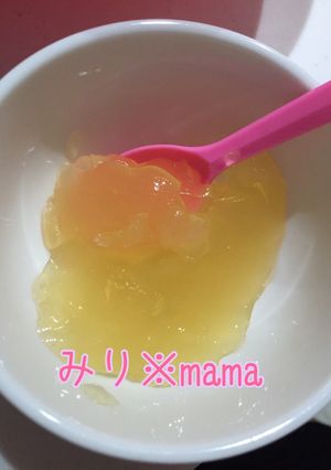 ☆離乳食〜中期以降〜果汁100%ジュレ☆-レシピのメイン写真