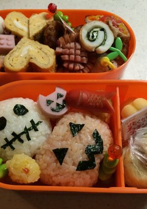 ハロウィン キャラ弁-レシピのメイン写真