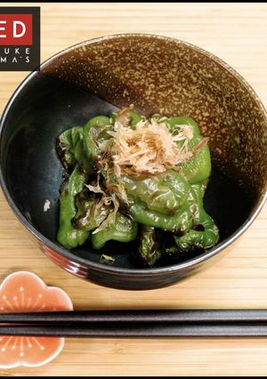 簡単時短deあと一品！焼きピーマンお浸し-レシピのメイン写真