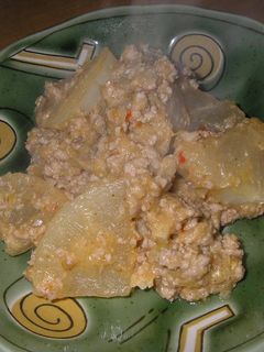 大根と豚ひき肉のみそいため煮-レシピのメイン写真