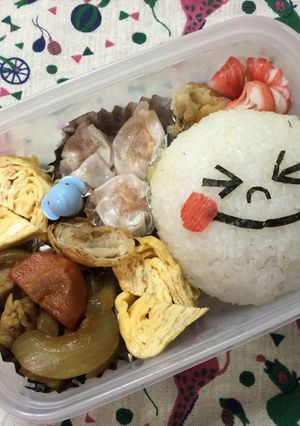 キャラ弁 ライン ムーン-レシピのメイン写真