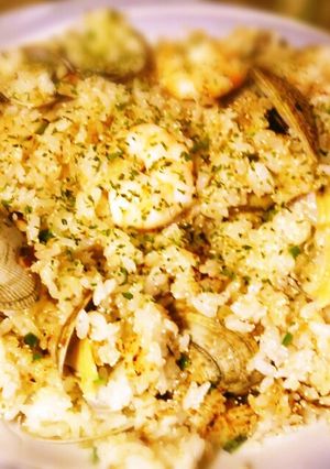 お焦げも美味しい♪シーフード炒飯-レシピのメイン写真