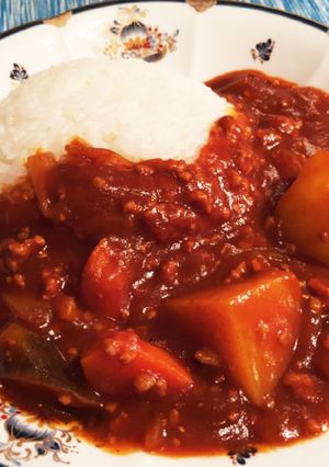 腹ペコ男子パクパク！トマトカレー☆-レシピのメイン写真