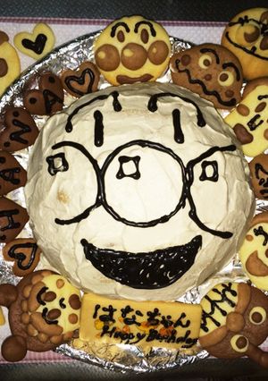 超簡単☆ドームケーキ（アンパンマン）-レシピのメイン写真