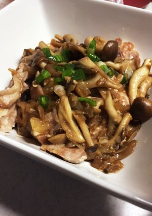 鶏肉のきのこ醤油かけ☆-レシピのメイン写真