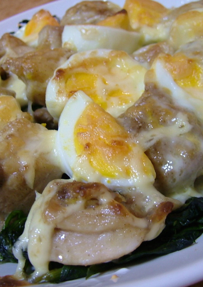 鶏とほうれん草のチーズ焼き☆-レシピのメイン写真