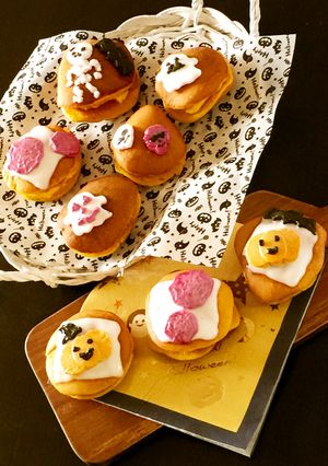 ハロウィン♬かぼちゃのミニチーズどら焼き-レシピのメイン写真