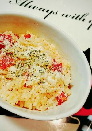 ミニトマト de 洋風炊き込みご飯-レシピのメイン写真