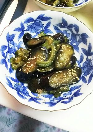 ナスとゴーヤの甘辛-レシピのメイン写真