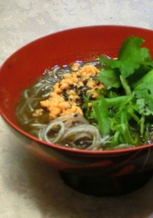 黒ゴマ春雨スープ-レシピのメイン写真