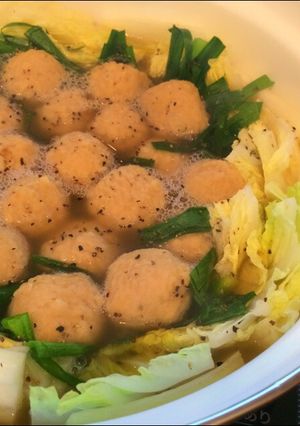 ＊鶏団子と白菜の美味しいお鍋＊-レシピのメイン写真