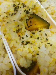 俺流!かぼちゃの炊き込みご飯-レシピのメイン写真