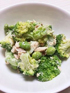 ツナとえだまめとブロッコリーのサラダ-レシピのメイン写真
