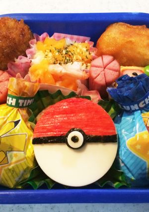 ☆キャラ弁☆おにぎりラップでポケモン-レシピのメイン写真
