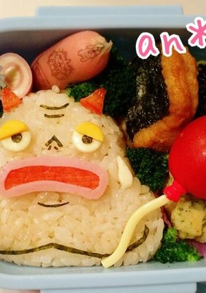 キャラ弁 あせっか鬼 妖怪ウォッチ-レシピのメイン写真