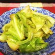 蒸しキャベツのごま醤油風味