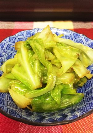 蒸しキャベツのごま醤油風味-レシピのメイン写真