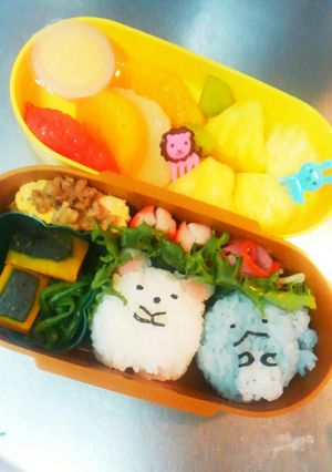 簡単♪キャラ弁♪ すみっこぐらし-レシピのメイン写真