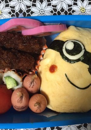 キャラ弁☆ミニオン-レシピのメイン写真