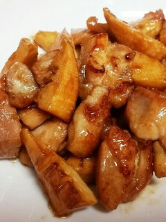 バター香る♪鶏肉とタケノコの甘辛焼き-レシピのメイン写真
