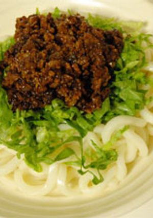 茹でて絡めてズズっとジャージャーうどん-レシピのメイン写真