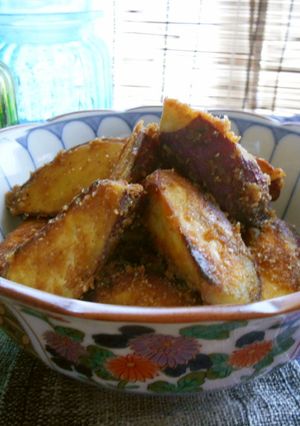 さつまいもの胡麻味噌炒め-レシピのメイン写真