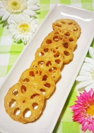 レンコンのノンフライ唐揚げ-レシピのメイン写真