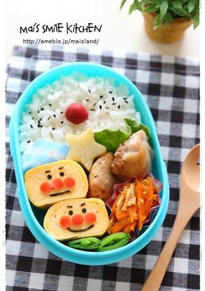 卵焼きアンパンマン♪キャラ弁-レシピのメイン写真
